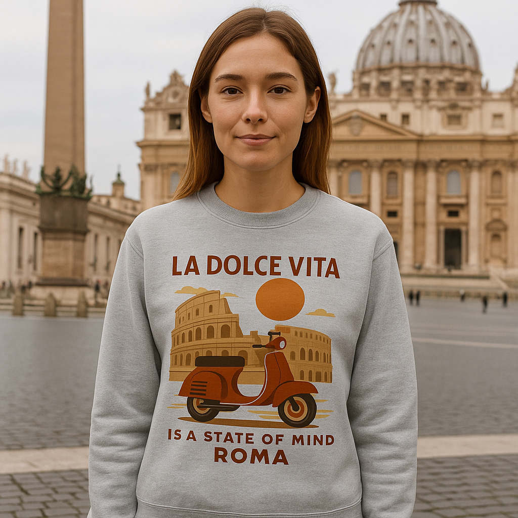 La Dolce Vita Rome – Women’s Winter Sweatshirt