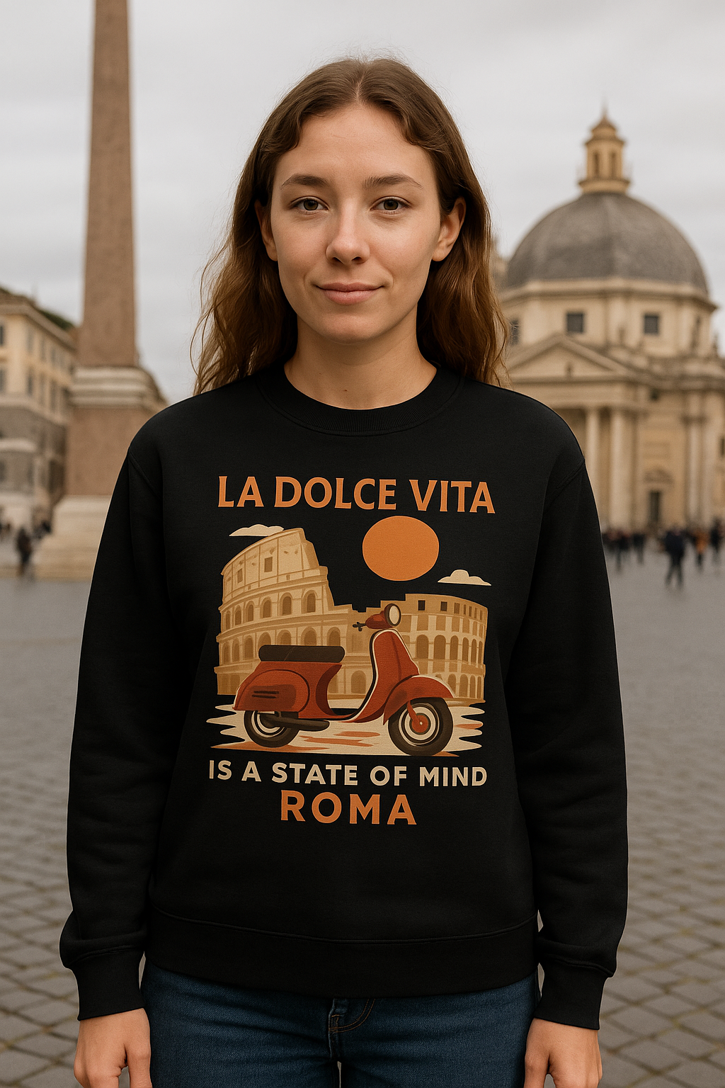 La Dolce Vita Rome – Women’s Winter Sweatshirt