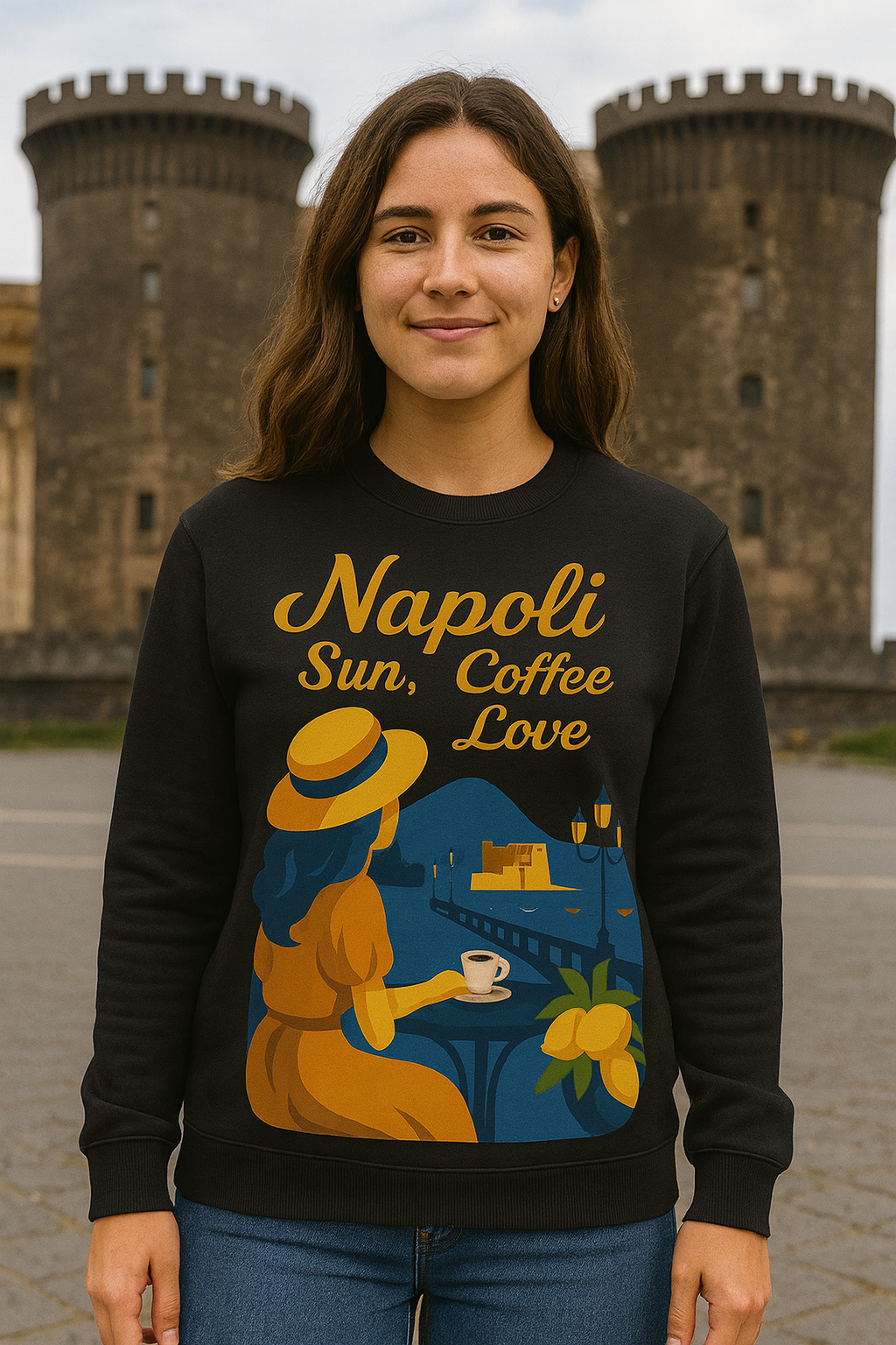 Naples Coffee Sun & Love – Women’s Sweatshirt