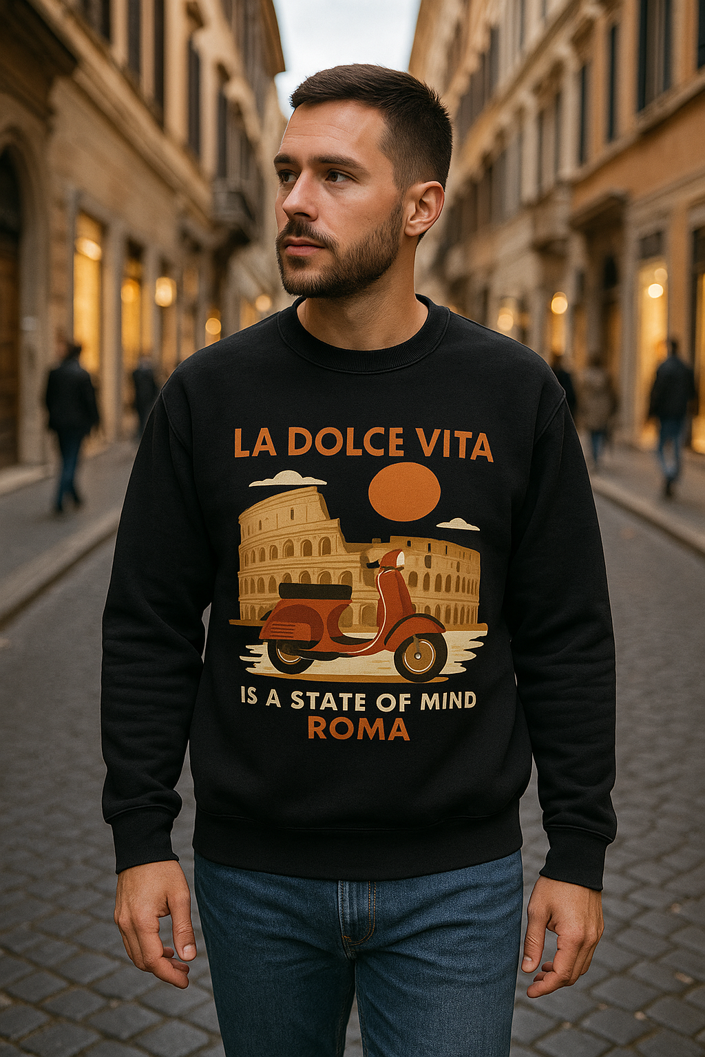 La Dolce Vita Roma – Winter Sweatshirt Collection Men