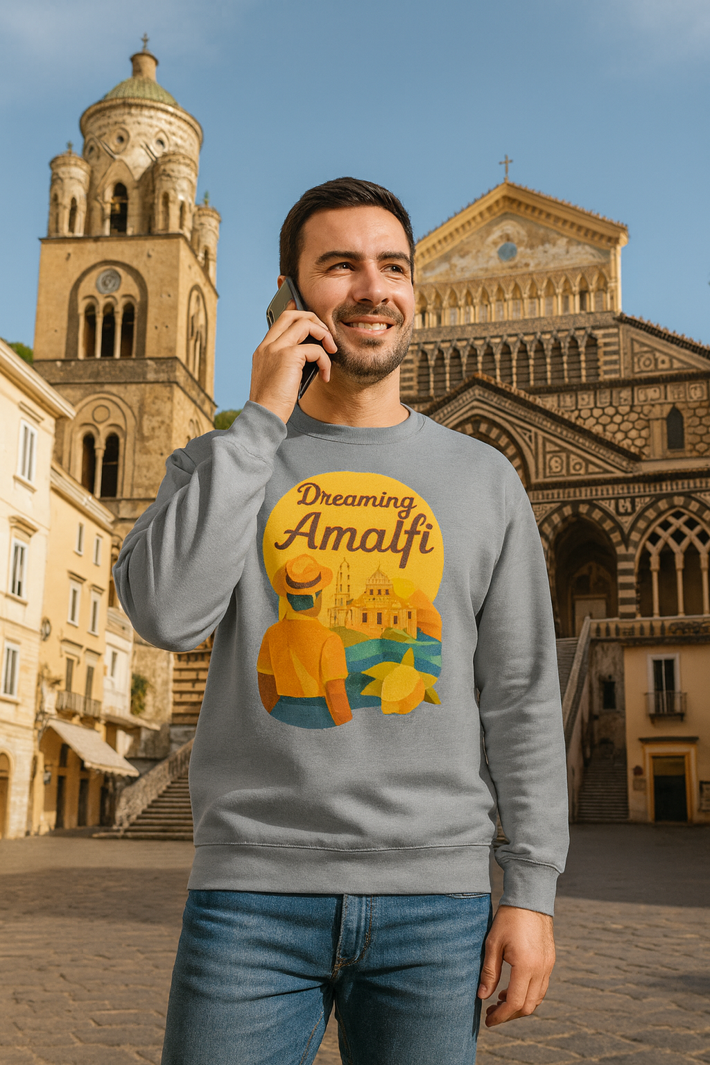 Dreaming Amalfi – Coastal Edition Men’s Sweatshirt