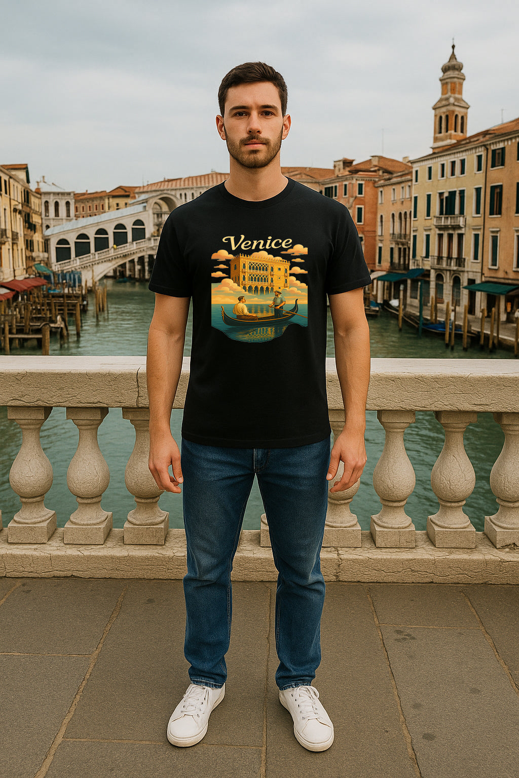Venice Dream Men – Vintage Italian T-Shirt