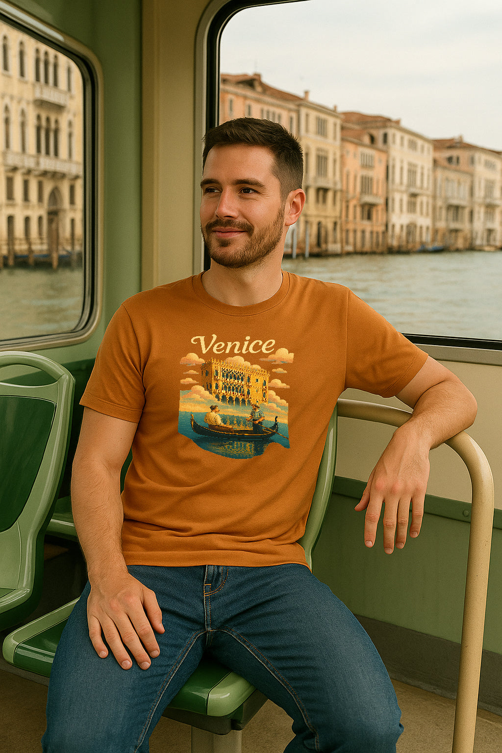 Venice Dream Men – Vintage Italian T-Shirt